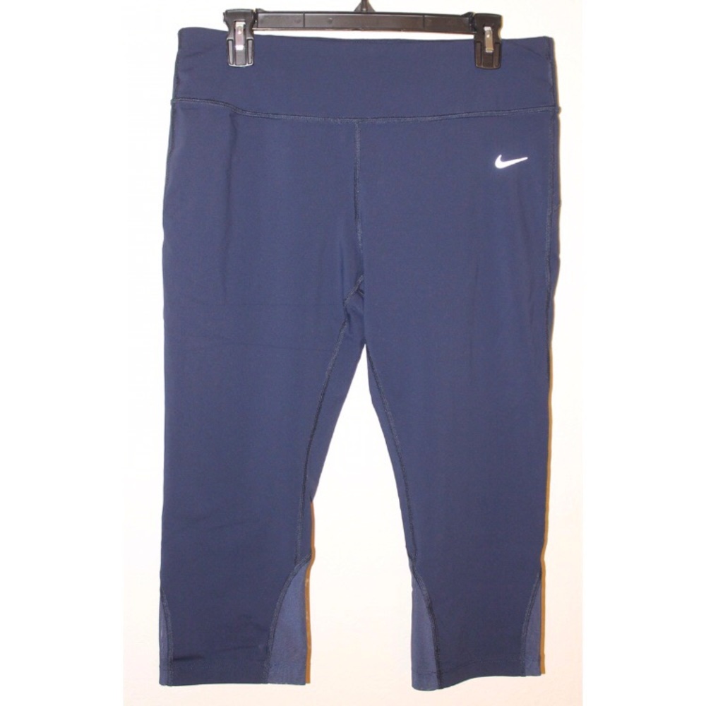Navy Blue Dri-fit XL Capri Leggings
